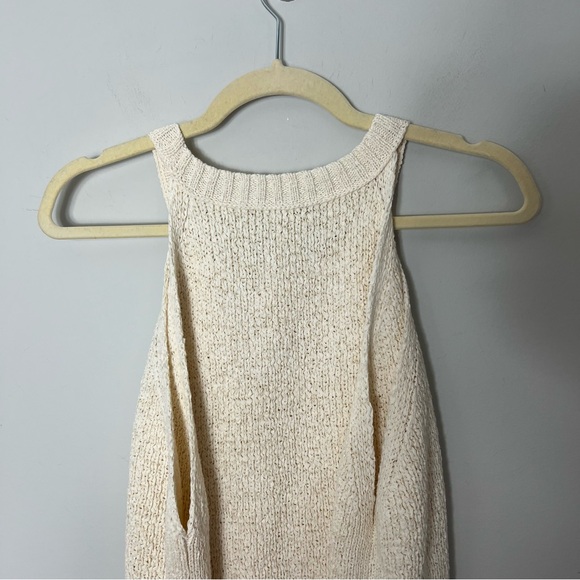 J. Crew High Neck Sweater Tank Sleeveless Top Ivory Size 2X 204 - Picture 9 of 11